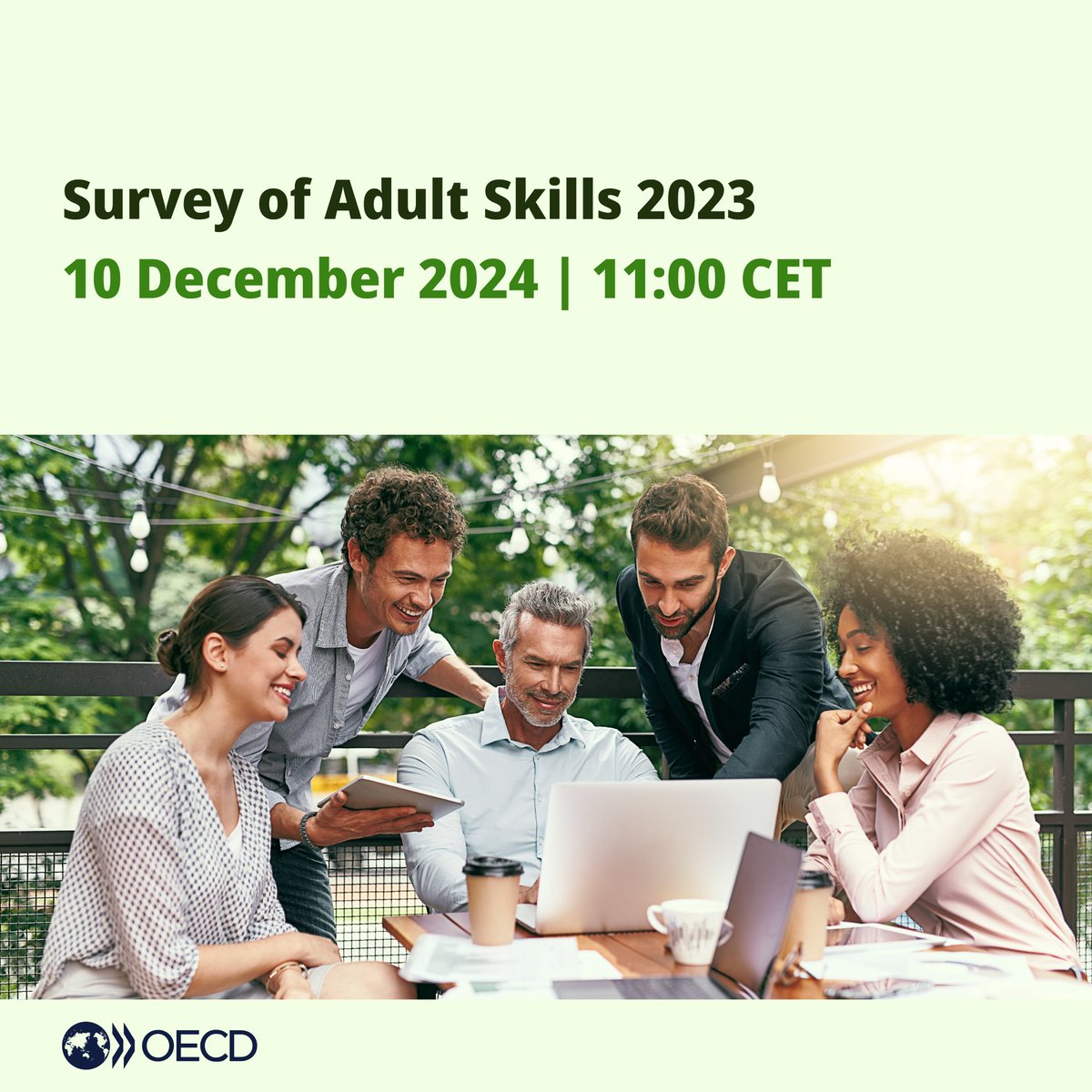 Literacy, numeracy and problem-solving skills are vital for adults to fully participate in society.

The Survey of Adult Skills allows countries to pinpoint the skills of their populations and compare with other nations over time.

See you at the launch: bit.ly/3B4NFpZ