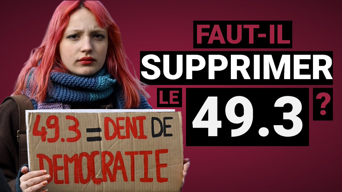anti_constit's tweet photo. @MichelBarnier active l’article 49.3 pour adopter à #DirectAN le #PLFSS 2025

➡️ une petite vidéo pour tout comprendre à l’article 49.3

🎥 https://t.co/Wgo02BggUq https://t.co/RnOpDhK4S0