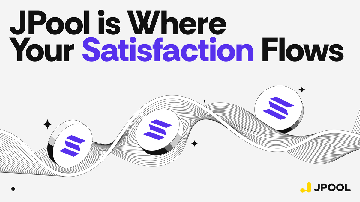 Fresh start, same passion: JPool — the peak of staking satisfaction! 🎉

We’re not just rebranding — we’re reimagining.

🟡 Expect more: a redesigned website, advanced services, powerful collaborations, and game-changing updates!

Satisfaction starts with JPool ⚡️