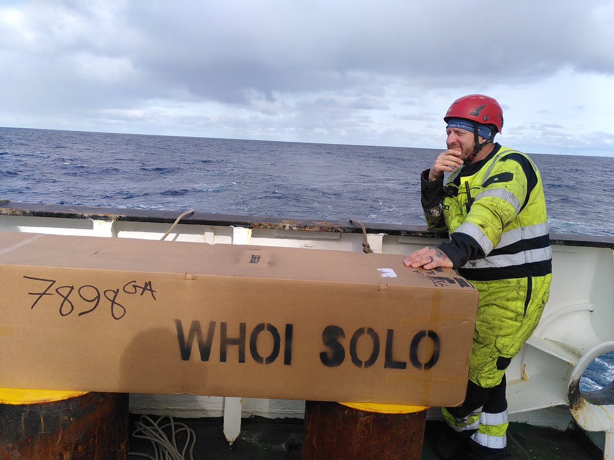 Atlantic Meridional Transect (AMT) (@amt_ocean) on Twitter photo AMT31: Deployment of the 2nd WHOI Argo float at 38°N, by Scientific bosun Mark Squib, to collect autonomous temperature and salinity profiles over it’s ~5yr life-time. #JC272, <a href="/PlymouthMarine/">Plymouth Marine Lab</a>, @CLASS_UKRI, #AMT31, #NEODAAS AMT31: Deployment of the 2nd WHOI Argo float at 38°N, by Scientific bosun Mark Squib, to collect autonomous temperature and salinity profiles over it’s ~5yr life-time. #JC272, <a href="/PlymouthMarine/">Plymouth Marine Lab</a>, @CLASS_UKRI, #AMT31, #NEODAAS