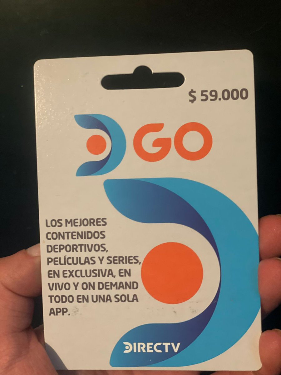 ¿Tener 3 platafomas de streaming y Win+ por solo $59.000 con mínimo dos pantallas y sin acudir a sitios raros? 

Directv presentó un combo de $59.000 por mes que te da Disney+ Premium, DGO IN,  Win+ Fútbol y Paramount+. Se puede comprar la Gif Card o en directvgo.com/co/home