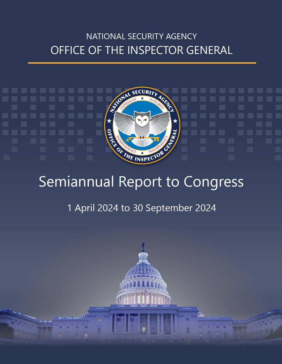 NSA Inspector General tweet media