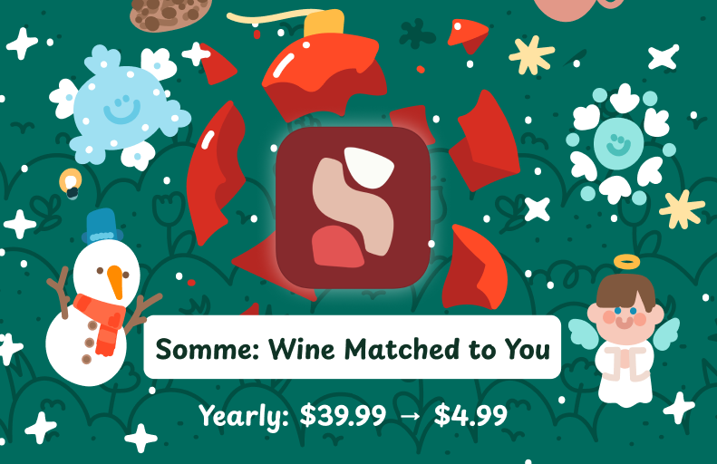 indieappsanta's tweet photo. 🎄 0⃣ 3⃣ 🎄

🍷 Meet Somme: Your AI-powered personal sommelier! 🤖

🍇 Whether you're scanning wine labels, exploring new bottles, or navigating a menu, Somme makes wine discovery fun, easy, and tailored just for you! 📲 

With personalized recommendations, detailed wine profiles, and instant flavor analysis, Somme helps you find the perfect bottle every time. 🍾✨ 

Ready to take your wine experience to the next level? Download Somme today and start your journey! 🍷🚀

👉 https://t.co/2LOr2KWxNN

By: @sommeapp
