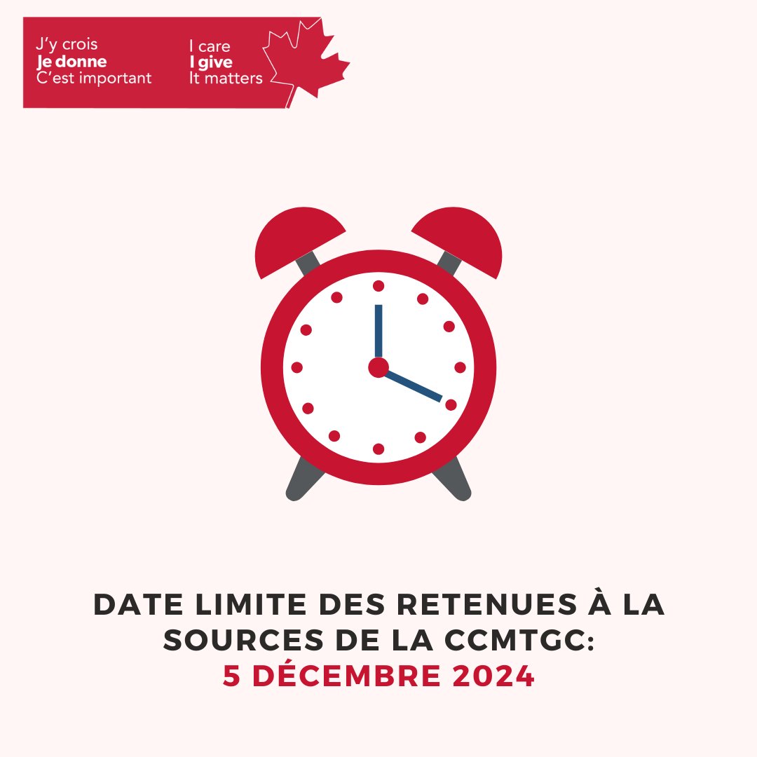 SM_SPAC's tweet photo. Employés de SPAC, c'est votre dernière chance de donner à la #CCMTGC par retenue salariale.

La retenue salariale est le moyen le plus simple de contribuer à la campagne et ne prend que quelques minutes à mettre en place. Vous avez jusqu'au 5 décembre pour agir. https://t.co/Zd1SWEShRN