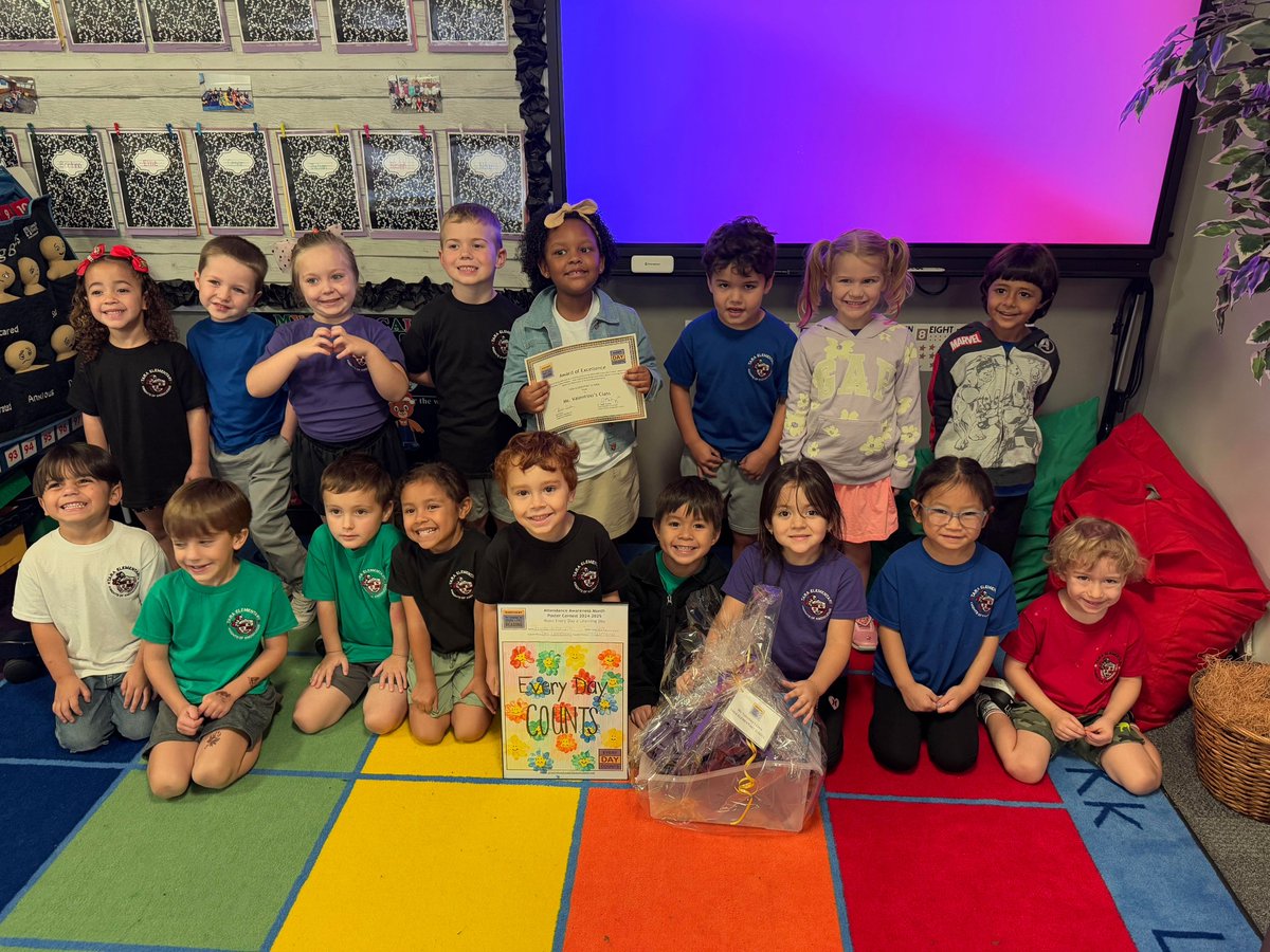 Suncoast GL Reading (@suncoastcglr) on Twitter photo From creativity to pride, these Tara Elementary students are all smiles after being part of the Attendance Awareness Poster Contest! <a href="/Manateeschools/">Manatee Schools</a> #EveryDayCounts <a href="/attendanceworks/">Attendance Works</a> <a href="/duda_beth/">Beth Duda</a> From creativity to pride, these Tara Elementary students are all smiles after being part of the Attendance Awareness Poster Contest! <a href="/Manateeschools/">Manatee Schools</a> #EveryDayCounts <a href="/attendanceworks/">Attendance Works</a> <a href="/duda_beth/">Beth Duda</a>