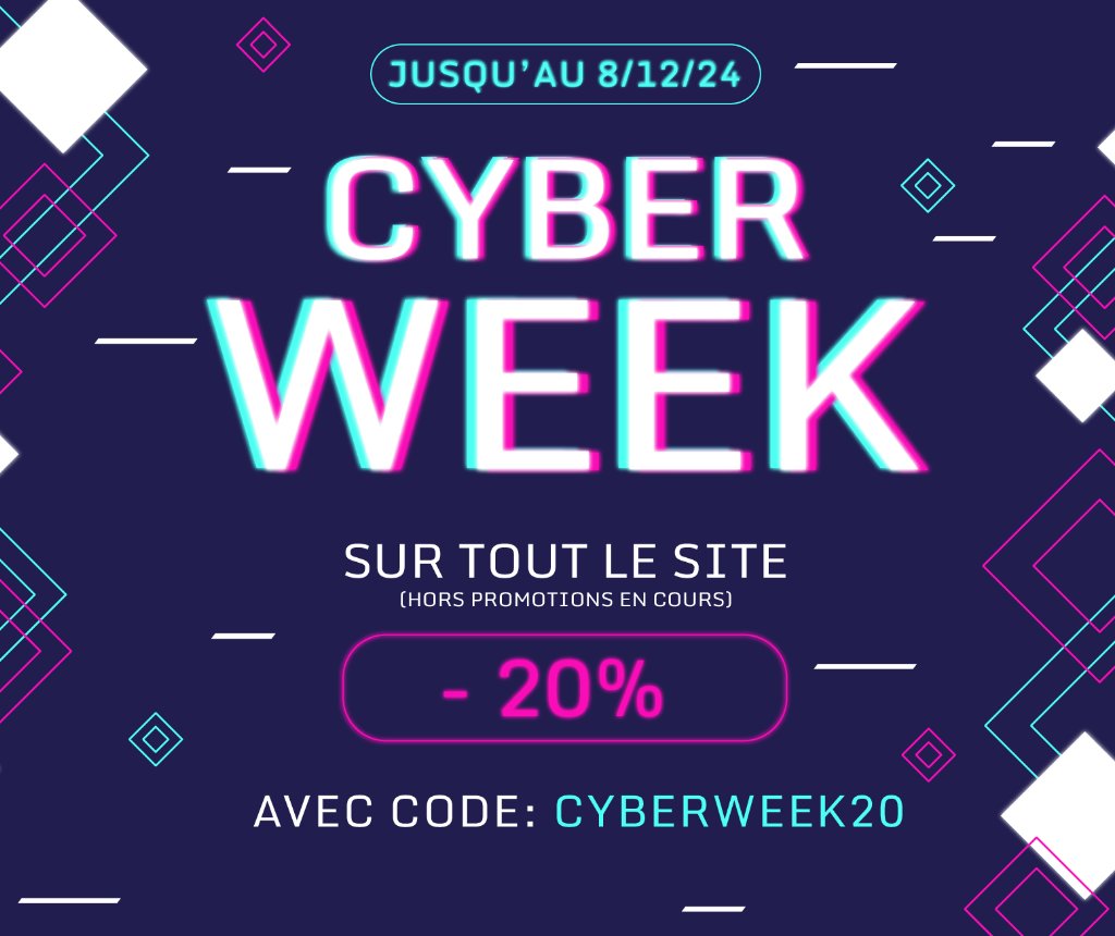 La Cyberweek débarque sur Ruedesplaisirs 😏 !
-20% sur TOUT le site 😍(hors promotions en cours.) 💋.
📅 Dépêchez-vous, cette offre sexy expire bientôt !
Code : CYBERWEEK20
➡️ ruedesplaisirs.com 💃✨.
#Cybermonday #codepromo #Ruedesplaisirs #sextoy #LoveToys #LingerieHot 💌