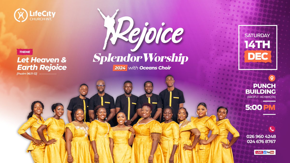 lifecitych's tweet photo. Join us for an unforgettable night of praise and worship hosted by the anointed Oceans Choir. This will be a divine encounter where heaven meets earth in joyful adoration. Mark your calendar, invite your loved ones, and come📷#splendorworship2024 #oceanschoir https://t.co/fQeLrufKe3