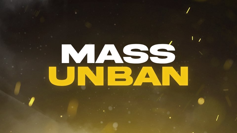 🚨 MASS UNBAN FOR DIVISION 2 &amp; 3 🚨

We want to give everyone a second chance to play our scrims again with a mass unban.

@ someone you can finally play with again!