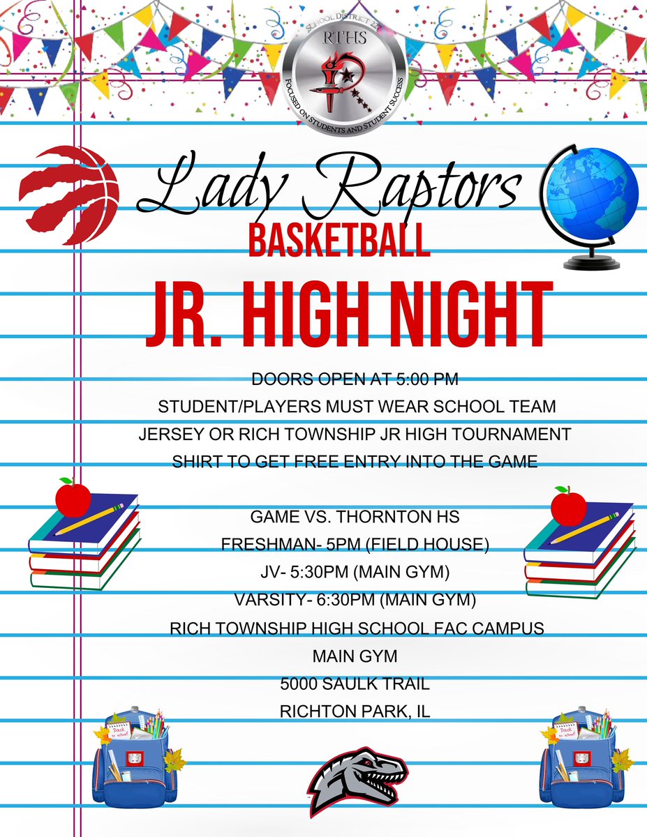 RTHS Lady Raptors Basketball 🏀🏀 tweet media