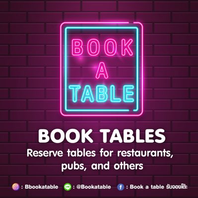 BOOKATABLE tweet media