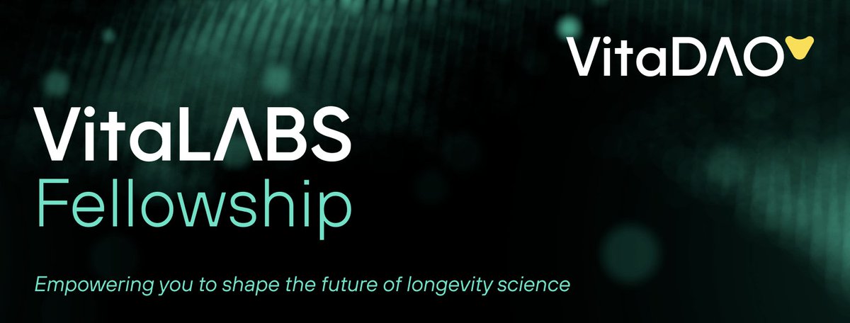 🚨 Less than 1 month to go! 

Got a bold idea in longevity science?

Apply to the VitaLabs Fellowship now—$200K is up for grabs!

✅ Project funding in the range of $50K
✅ $2K/month Fellow stipend
✅ Significant share of IPT
✅ $VITA performance bonuses 
✅ Research done at