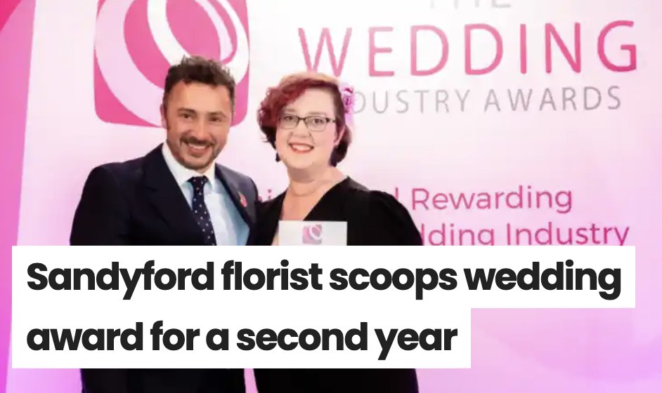 Floral Quarter on Goldspink Lane has won silver at  regional heats of the Wedding Industry Awards. It tops a great year for owner Vicky Laffey after Floral Quarter featured in the Netflix programme Love is Blind. Maddie Queen reports jesmondlocal.com/2024/12/sandyf…