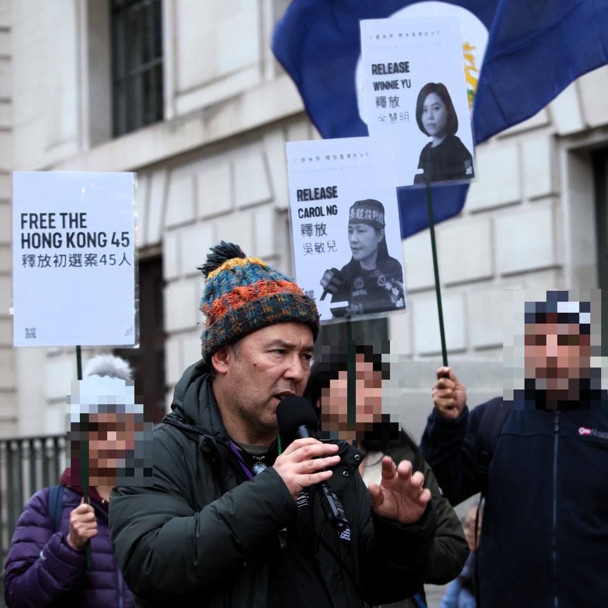 Hong Kong Democracy Council (@hkdc_us) on Twitter photo 100 trade unionists & #HongKongers protested in London this weekend against the November 19 sentencing of 45 HK pro-democracy leaders to prison. Among the 45 are 2 union leaders: Carol Ng & Winnie Yu. Thanks to the unions for their solidarity!
Photos: <a href="/SiuTat_Mung/">Christopher Mung</a> & <a href="/moloney4AGS/">John Moloney</a> 100 trade unionists & #HongKongers protested in London this weekend against the November 19 sentencing of 45 HK pro-democracy leaders to prison. Among the 45 are 2 union leaders: Carol Ng & Winnie Yu. Thanks to the unions for their solidarity!
Photos: <a href="/SiuTat_Mung/">Christopher Mung</a> & <a href="/moloney4AGS/">John Moloney</a>