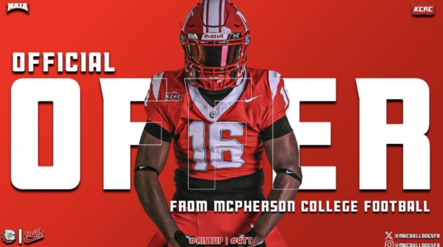 Carson Bishop 2025 (@bishop1_carson) on Twitter photo I’m blessed to announce I have received my second official offer from McPherson!!
<a href="/CoachLeppke/">Mitch Leppke</a> <a href="/CoachKoyHughes/">Koy</a> I’m blessed to announce I have received my second official offer from McPherson!!
<a href="/CoachLeppke/">Mitch Leppke</a> <a href="/CoachKoyHughes/">Koy</a>