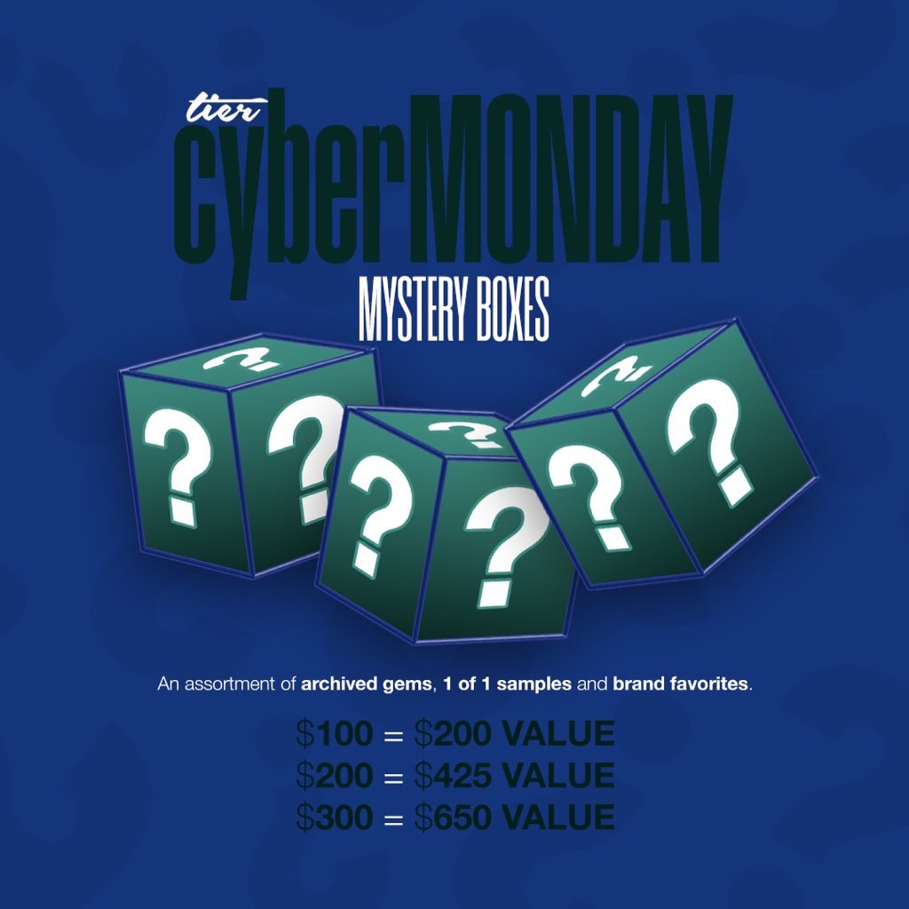 shoptier's tweet image. TIER MYSTERY BOXES NOW LIVE 🎁
Wonder what you’ll get ❔📦
shoptier.nyc/collections/ne…