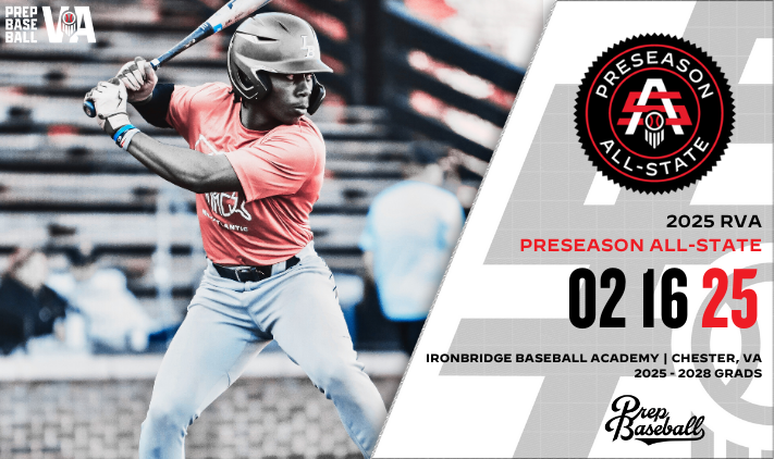 PrepBaseballVA's tweet image. ⚾ Preseason All-State RVA ⚾

The Preseason All-State continues as we head to the 804. Request your invite today!

🎓 2025-2028
📆 February 16, 2025
📍 Ironbridge Baseball Academy (Chester, VA)

Request Invite ➡️ loom.ly/Q_DakAg

#BeSeen