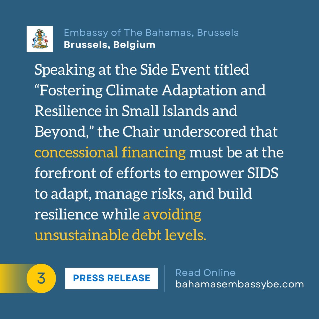 bahembassybe's tweet photo. Ambassador Bazard, Chair of OACPS Delivers Keynote Address Highlighting Critical Need for Climate Finance at COP29 Azerbaijan Side Event

Read full article (link in bio): https://t.co/FBNWfNoo3g

#COP29 #ClimateResilience #SIDSForum #ClimateAction #OACPS https://t.co/JpZf6aPUCf