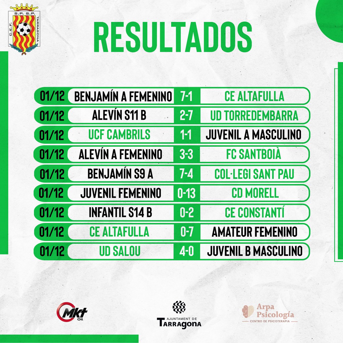 CEF Sant Pere i Sant Pau tweet media