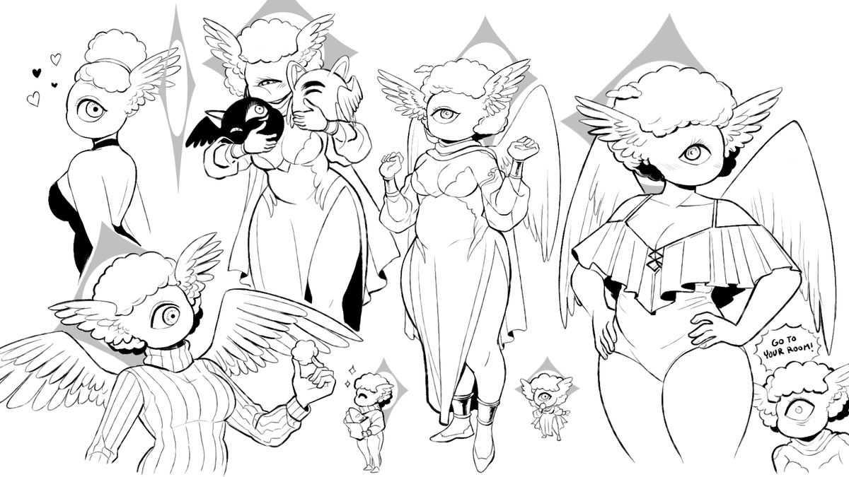 ABSOLUTELY LOVE THIS SKETCH PAGE BY
 <a href="/TanBlaque/">TANblaque</a> 
Thank you so much Tan! I really love it!
LOOK HOW CUTE THEY MADE ALTOS!