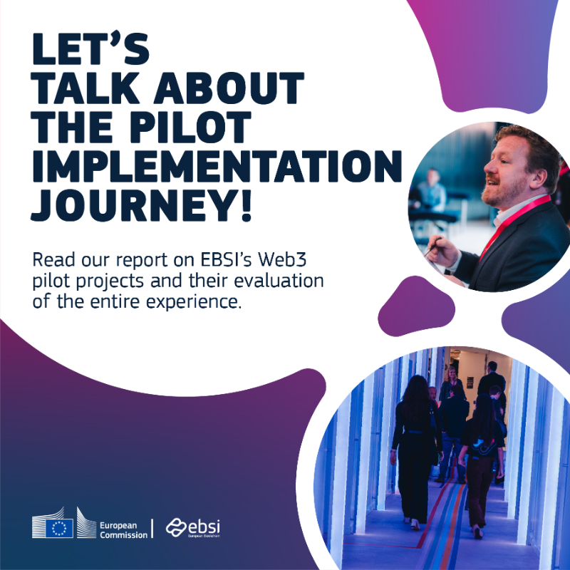 EU_EBSI's tweet photo. How do Web3 pilot projects come to life? 🌱

Our report, Building Together: Creating Web3 Technology Ecosystems, explores each step of the journey – from onboarding to testing to mobilising – and highlights feedback from those driving EBSI’s future.

👇 Check out the full report!