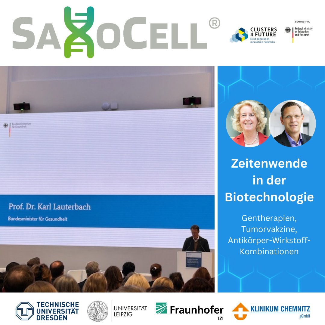 SaxoCell (@saxocell) on Twitter photo Unsere Sprecher @UlrikeKöhl & <a href="/FrankBuchholz/">Frank Buchholz</a> waren beim Zukunftsforum des <a href="/BMG_Bund/">Bundesgesundheitsministerium</a> in Bonn dabei! Im Fokus: #Gentherapien, #Tumorvakzine & #AntikörperTherapien. Für uns bei SaxoCell zentral – wir freuen uns über den wertvollen Austausch! 🚀 #Biotechnologie #Innovation Unsere Sprecher @UlrikeKöhl & <a href="/FrankBuchholz/">Frank Buchholz</a> waren beim Zukunftsforum des <a href="/BMG_Bund/">Bundesgesundheitsministerium</a> in Bonn dabei! Im Fokus: #Gentherapien, #Tumorvakzine & #AntikörperTherapien. Für uns bei SaxoCell zentral – wir freuen uns über den wertvollen Austausch! 🚀 #Biotechnologie #Innovation