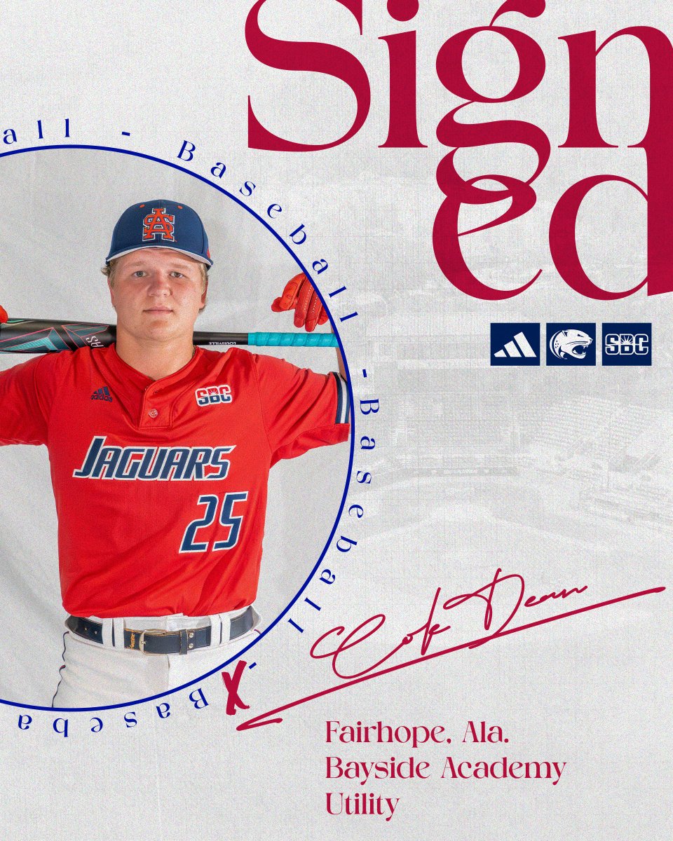 SouthAlabamaBSB's tweet image. Joining the South Alabama Baseball 2025 Signing Class is UTIL Cole Dean!