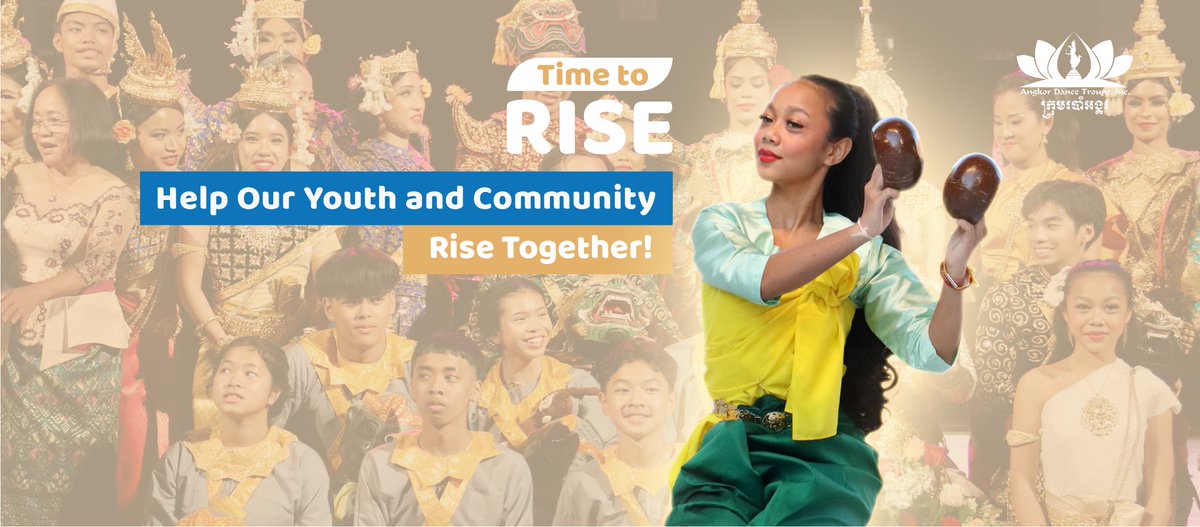 🌟 Time to Rise: Support Youth Scholarships! 🌟

Help provide scholarships for youth to join Khmer dance &amp; music classes at Angkor Dance Troupe. Empower the next generation &amp; preserve culture!

🎯 Goal: $10,000
📅 Campaign: Dec 1–31
✨ Donate here: angkordance.networkforgood.com/projects/24191…