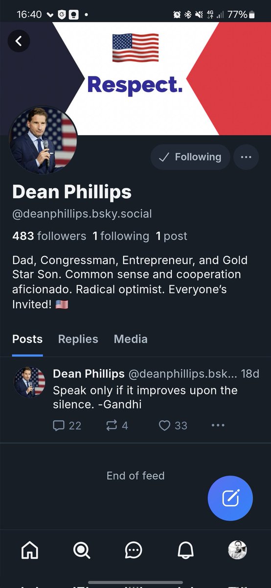 Speaking truth here. Presidents should not be kings.

By the way <a href="/deanbphillips/">Dean Phillips</a> Can we see your posts on <a href="/bluesky/">Bluesky</a> also?