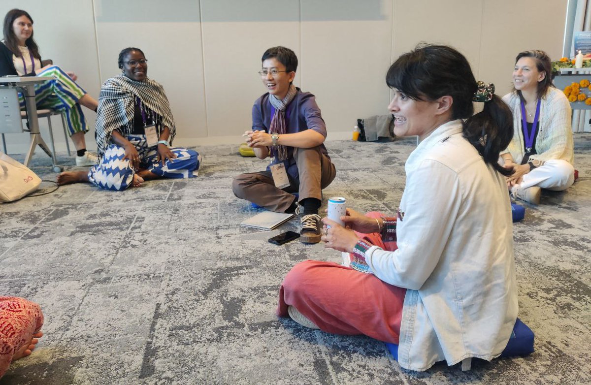 Always examine the powers behind today's technologies. We can shape our tech futures: Key learnings from today's listening circle on feminist tech by <a href="/thegenderbeat/">The Gender Beat</a> in Bangkok with <a href="/ElizaTalks/">Eliza Anyangwe (elizatalks.bsky.social)</a> <a href="/anandankita/">Ankita Anand</a> <a href="/MegClement/">Megan Clement</a> #AWIDForum2024