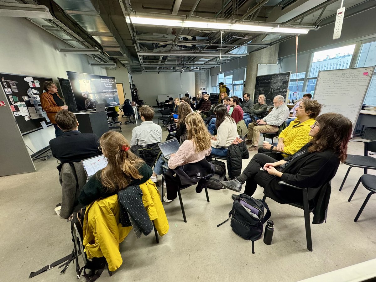 Delighted to be at Milieux Institute this morning for the 4th annual Stéfan Sinclair-CRIHN lecture with presentations by Isabel Pedersen and two graduate students, Corina MacDonald (Concordia U) and Alice Truc (U de Montréal) The video of the event will be available shortly