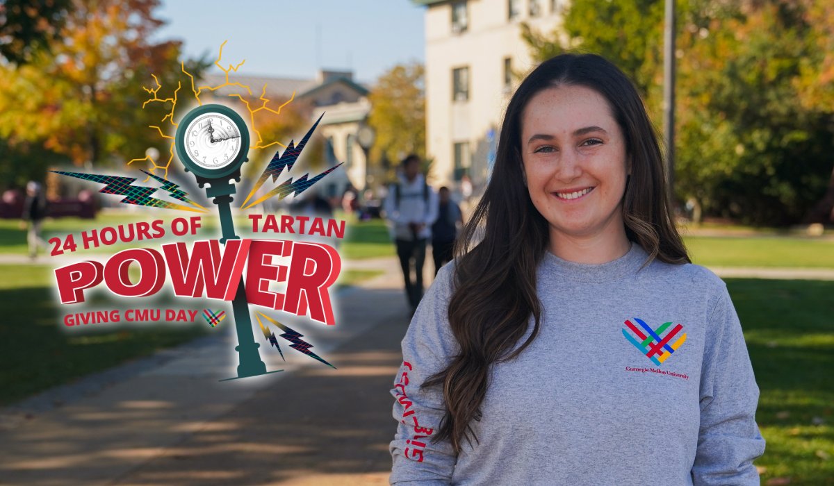 Tomorrow is #GivingCMUDay! Your gift can electrify our efforts to support the dreams of current and future Tartans. Explore the #GivingCMUDay website to see all the challenges and matches: givingcmuday.cmu.edu