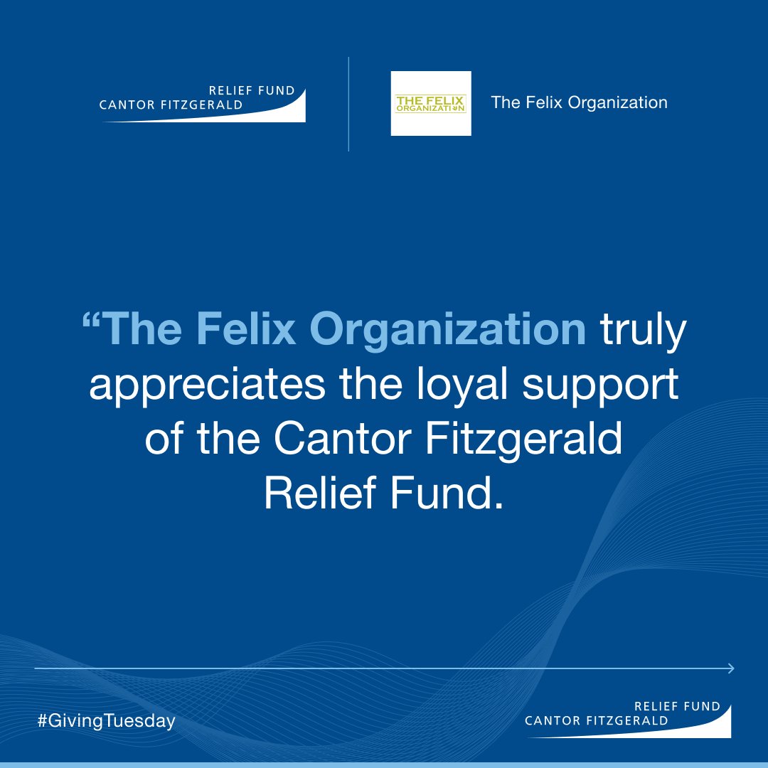CantorRelief's tweet image. This year, the Cantor Fitzgerald Relief Fund, in addition to Charity Day support, sent members of @felix4change to New York sports games, supporting their mission to create inspiring opportunities and unforgettable experiences for children in the foster care system.
We are proud…