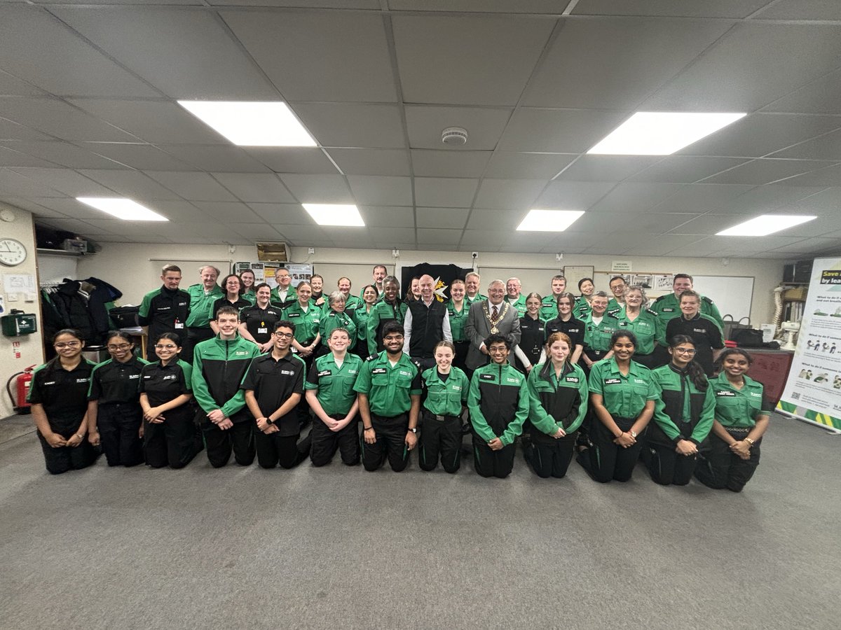 Mayor_Sutton's tweet photo. It was a privilege to recently attend the St John Ambulance, Sutton Community Network Launch which merges all the adult and youth units in the Borough into one community resource https://t.co/t8zIOPL5qN