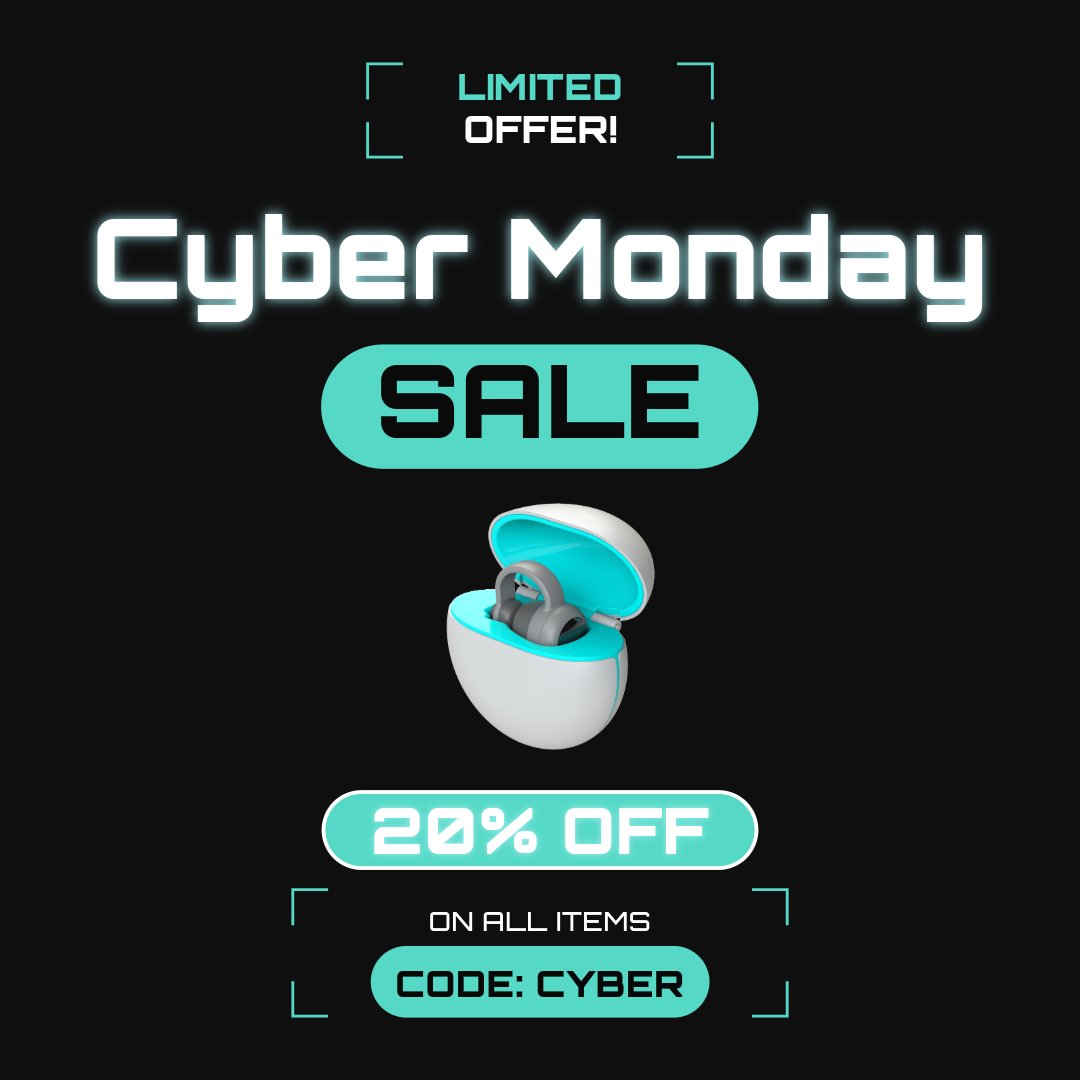 🎉 Use code CYBER or the link below to enjoy 20% OFF in our Cyber Monday Sale—offer valid only until the end of today!
oxiwear.fitness/CYBER
One last chance to bring your OxiWear home!  Don’t miss out this time!

#oxiwear  #bloodoxygen #fdacleared #cybermonday #cybermondaysale
