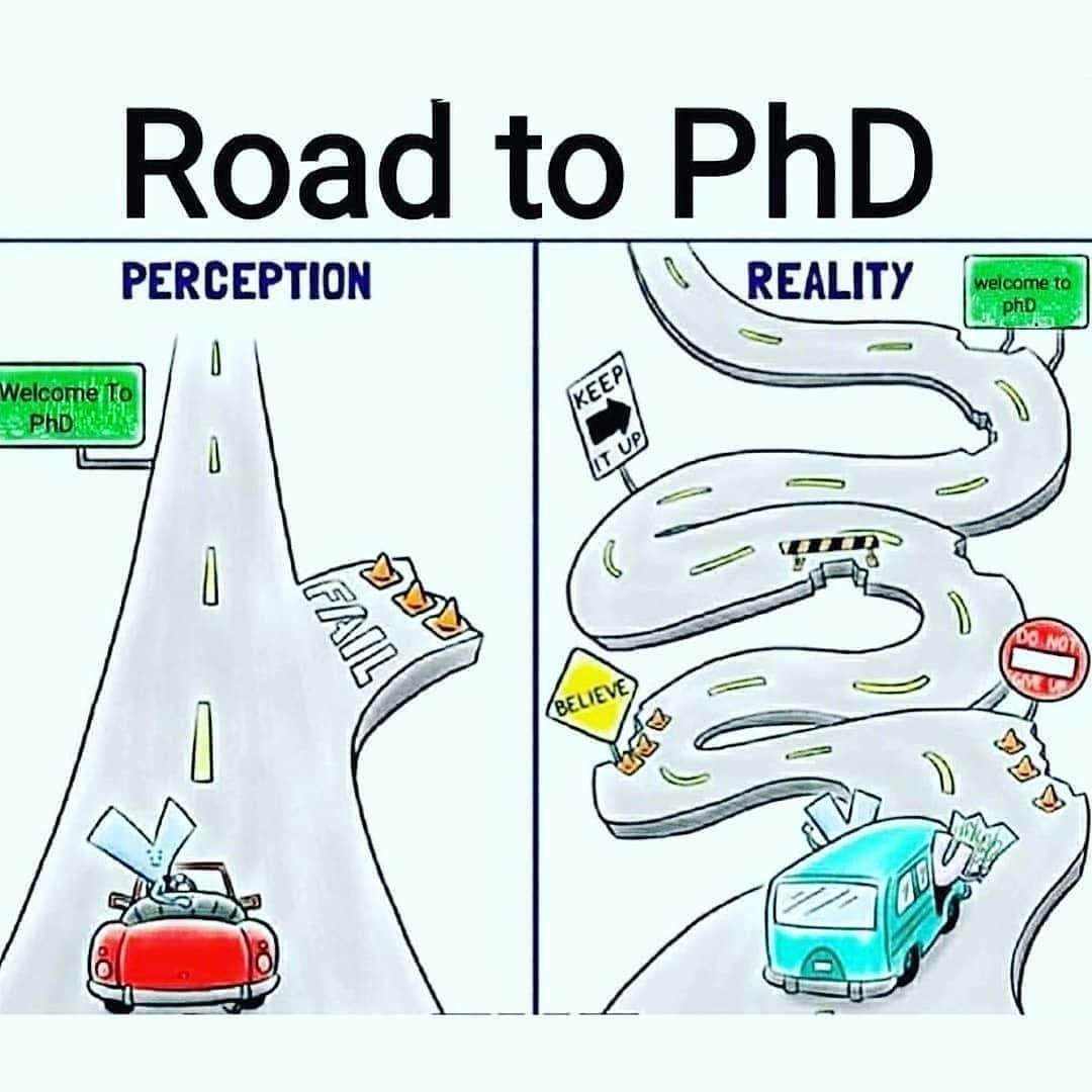 #AcademicTwitter True Journey! #phdvoice #PhDlife