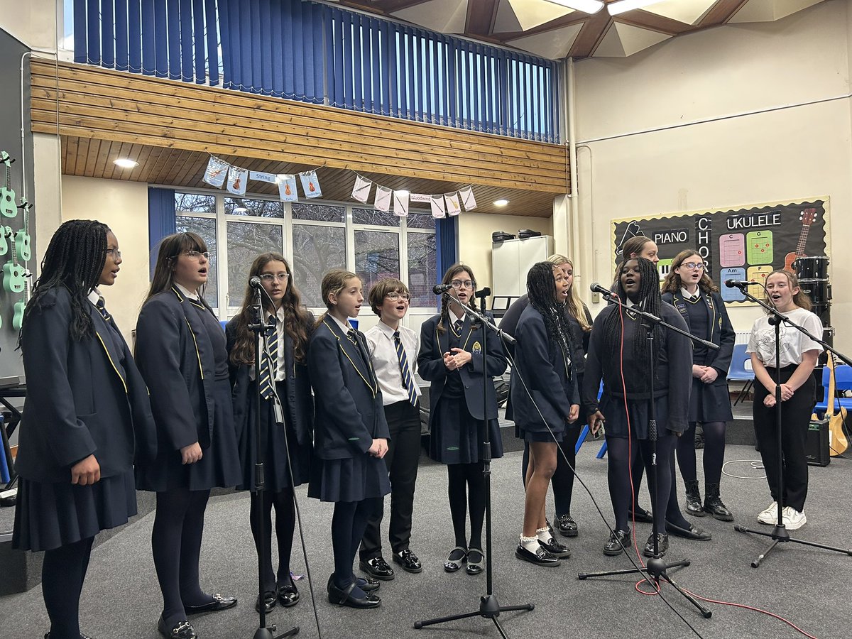 Rehearsals for the Winter Concert in full swing today. Tickets available through Parent Pay ❄️