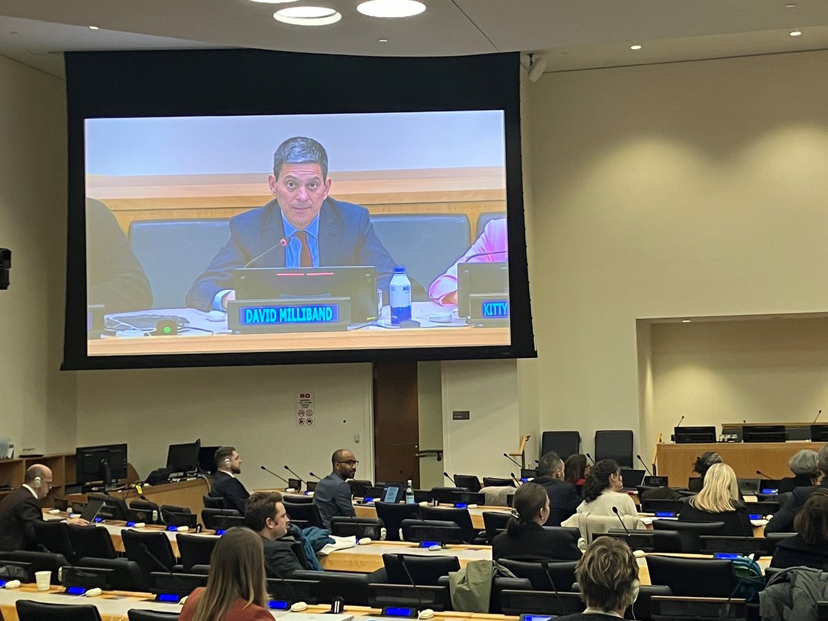 AlbrightKerry's tweet photo. .@DMiliband of @RESCUEorg urges UN agencies to pay greater attention to cost effectiveness and cost efficiency data in #impact #evaluation and shares the example of the @RESCUEorg #Dioptra tool at the @UNICEFEval &amp; @WFP Global Impact #Evaluation Forum https://t.co/tfP8tYnDvv https://t.co/0SGDTHsZJM