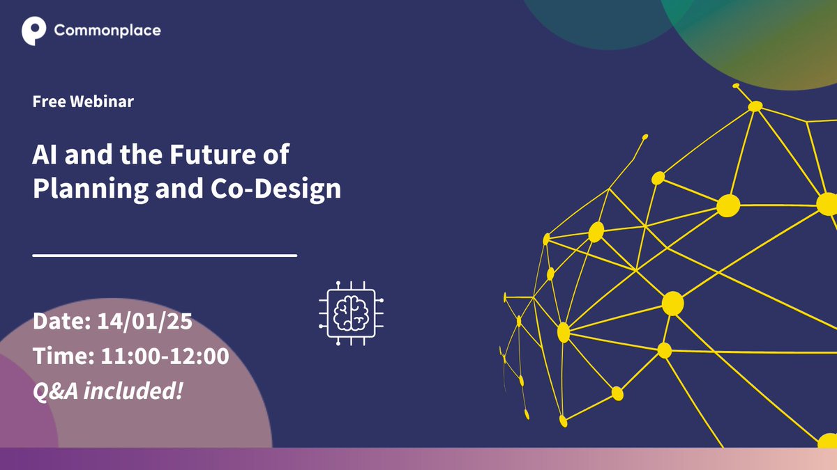 ✨Our AI webinar has moved to 14th January 2025✨ Artificial Intelligence. 

From search engines to smartphones, you can’t turn a corner without hearing about AI's influence- including planning and development. But what does it really mean for the future?
 hubs.ly/Q02Z-ct90