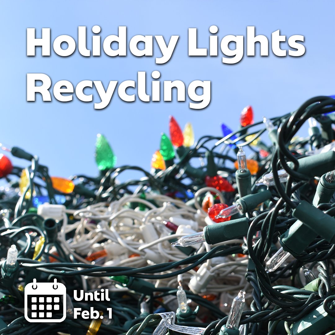We want your holiday lights!

We're partnering with Cohen Recycling to collect your holiday lights to keep them out of landfills and to give them a new life.

Learn more and find a drop-off near you here: greatparks.org/discovery/holi…
