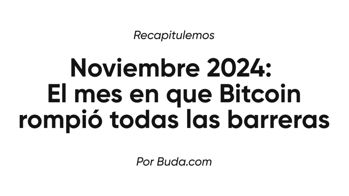 BudaPuntoCom's tweet photo. 📈 Bitcoin cerca de los $100K en noviembre 2024. Descubre qué impulsa este rally histórico 🚀

https://t.co/YPwcozroC2

#CriptoNews #Fintech #Bitcoin https://t.co/Hxhe6HA0JS