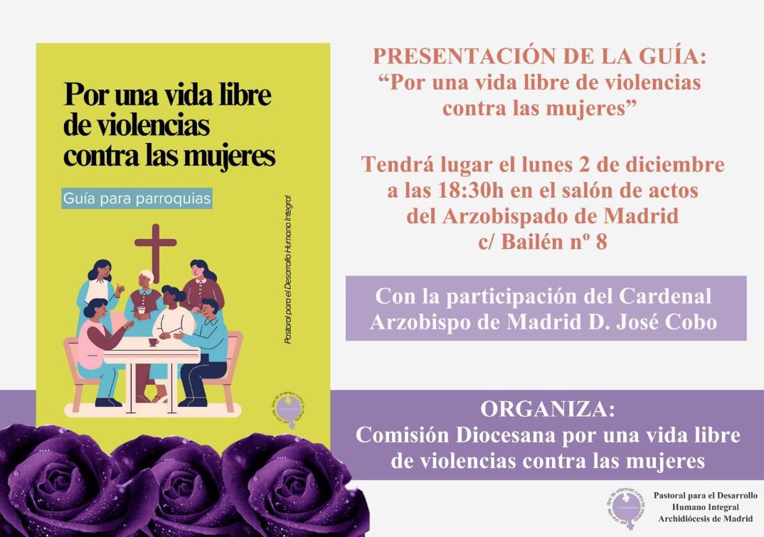 RevueltaMujeres's tweet photo. Esta tarde en Madrid estaremos en la presentación de la guía: Por una vida libre de violencias contra las mujeres. #remamos #hastaquelaigualdadsehagacostumbre https://t.co/CU4pXTYIlF