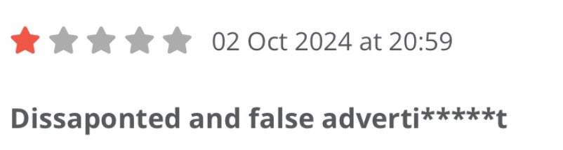 The South African consumer feedback site, Hello Peter, uses an automated profanity filter that is almost psychic in its ability to detect and exise the social indelicacies that lurk within even the most seemingly innocent words. This one took me a while to figure out.