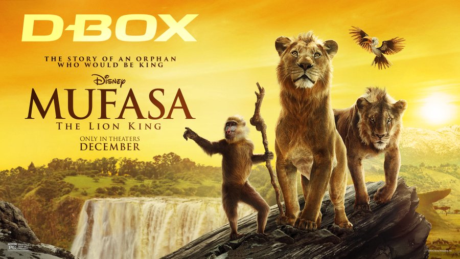 Mufasa the Lion King D-Box banner