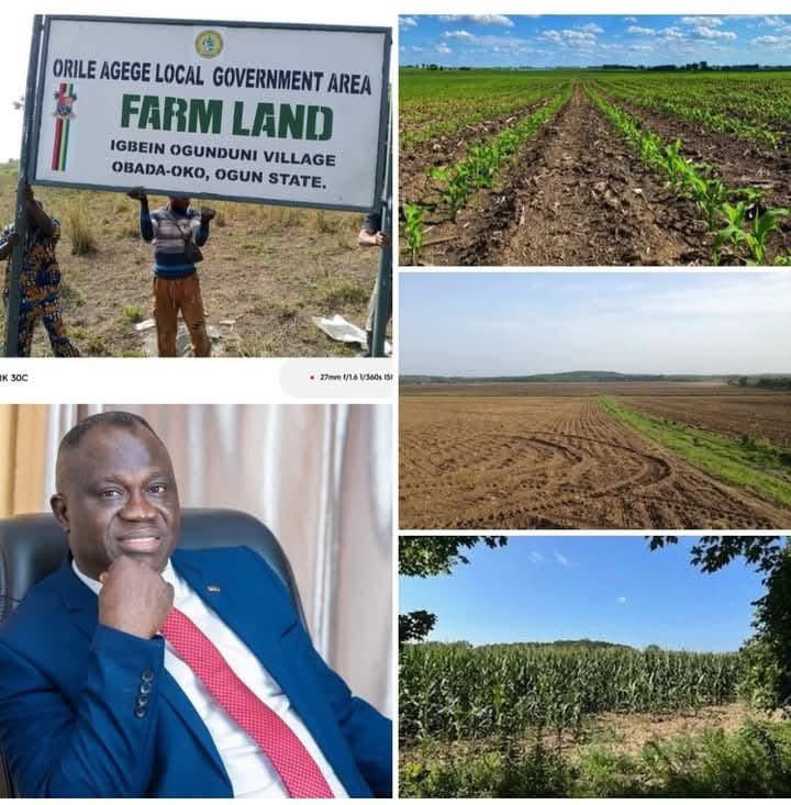 ORILE-AGEGE LCDA FARM LAND: COUNCIL CHAIRMAN,  HON. BABATUNDE SECURES HECTARES OF LAND FOR FARMING. 

The Executive Chairman, of Orile-Agege Local Council Development Area, Hon. Johnson Babatunde  has Secured Hectares of Land meant for farming in Obada-Oko Ogun State.
<a href="/Mr_JAGs/">Jubril A. Gawat</a>