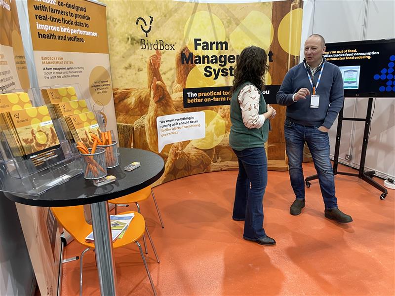 We were at BFREPA Live last week with our award-winning BirdBox laying hen management system, sharing its industry-leading technology with egg producers/suppliers. 

And it finished with us winning the BFREPA Breakthrough of the Year award! Learn more ➡️ birdbox.farm