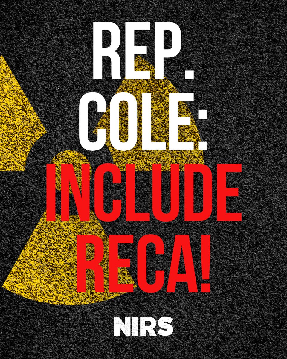 📢 Join us in asking Rep. Cole to take action. Let’s ensure RECA is part of the solution. CALL his office at (202) 225-6165 and ask that RECA be included in upcoming legislation.

#ExtendRECA #EnvironmentalJustice #UraniumMining #NuclearTesting #IndigenousRights #HealthJustice
