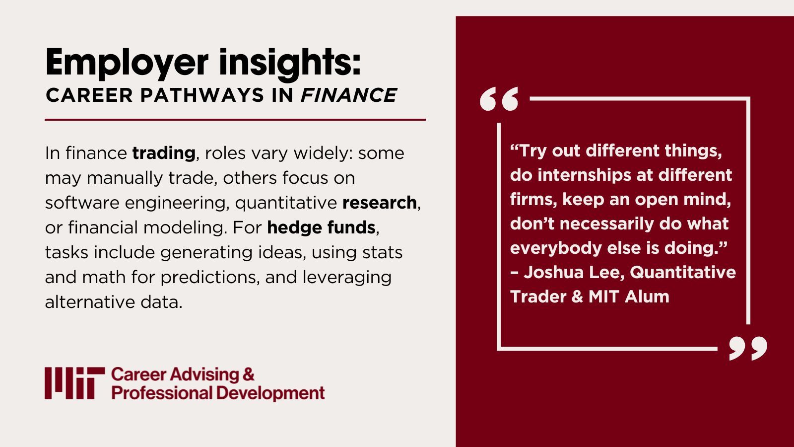 MIT Career Advising &amp; Professional Development on X: &ldquo;Explore MIT 