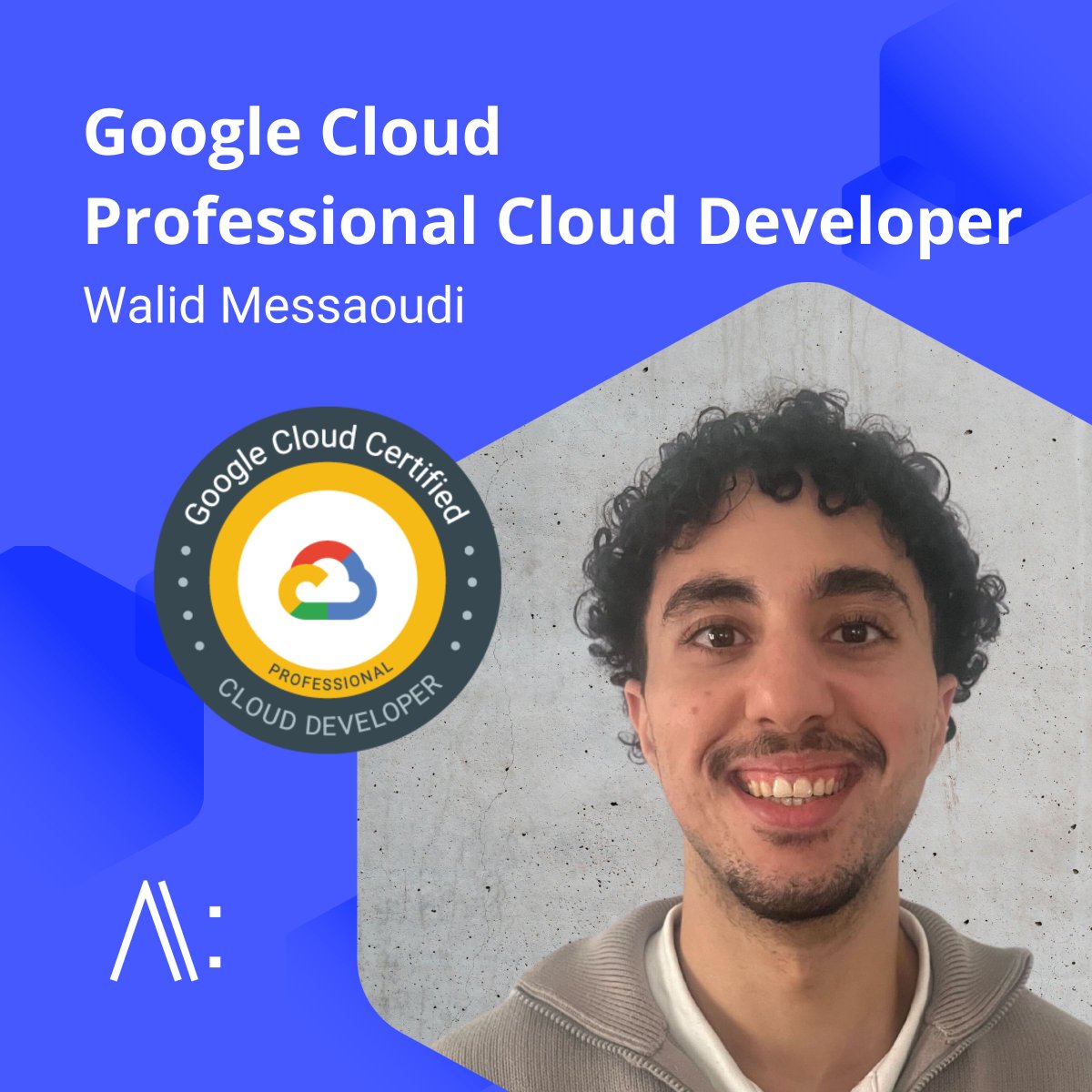 Λ\: Onepoint x Stack Labs (@stack_labs) on Twitter photo Félicitations à Walid qui a obtenu la certification <a href="/googlecloud/">Google Cloud</a> Professional Cloud Developer ! Après une certification #data, il confirme son expertise en matière de cloud computing avec cette nouvelle réussite. Bravo !
#certification #cloud #expertise Félicitations à Walid qui a obtenu la certification <a href="/googlecloud/">Google Cloud</a> Professional Cloud Developer ! Après une certification #data, il confirme son expertise en matière de cloud computing avec cette nouvelle réussite. Bravo !
#certification #cloud #expertise