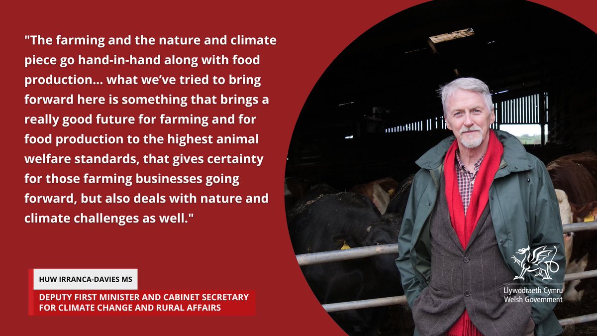 Welsh Government Rural Affairs (@wgrural) on Twitter photo ICYMI, The Deputy First Minister <a href="/Huw4ogmore/">Huw Irranca-Davies</a> was on <a href="/BBCRadioWales/">BBC Radio Wales</a> #CountryFocus yesterday talking about the #SustainableFarmingScheme #SFSCymru
You can listen to the programme on BBC Sounds: bbc.co.uk/sounds/play/m0… ICYMI, The Deputy First Minister <a href="/Huw4ogmore/">Huw Irranca-Davies</a> was on <a href="/BBCRadioWales/">BBC Radio Wales</a> #CountryFocus yesterday talking about the #SustainableFarmingScheme #SFSCymru
You can listen to the programme on BBC Sounds: bbc.co.uk/sounds/play/m0…