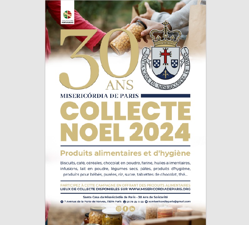 A Santa Casa da Misericórdia de Paris lança a sua campanha de Natal, como costuma realizar todos os anos, uma campanha de recolha de produtos alimentícios para distribuir por todos aqueles que mais necessitam.
lusojornal.com/misericordia-d…